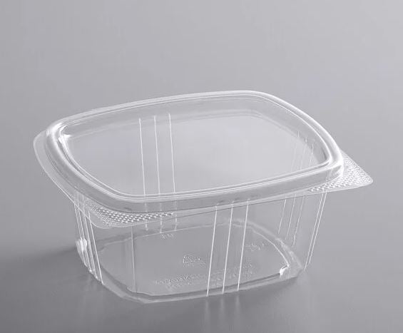 BY CASE - Clear PET Hinged Deli Container 200/Case