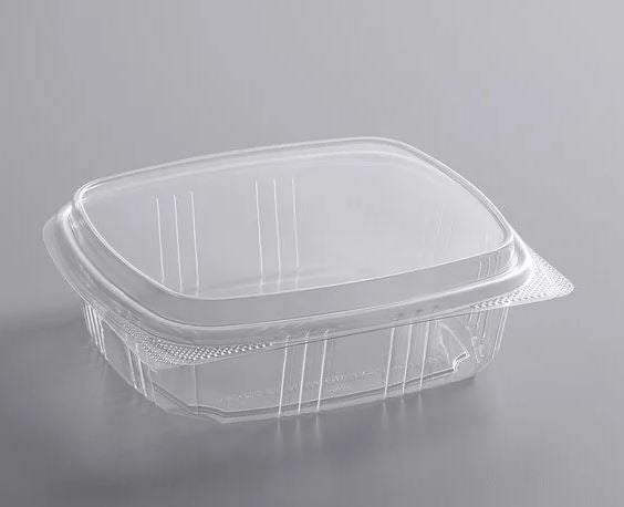 BY CASE - Clear PET Hinged Deli Container 200/Case