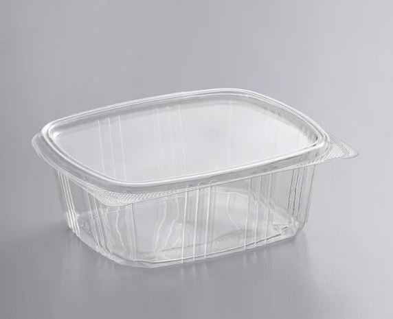 BY CASE - Clear PET Hinged Deli Container 200/Case