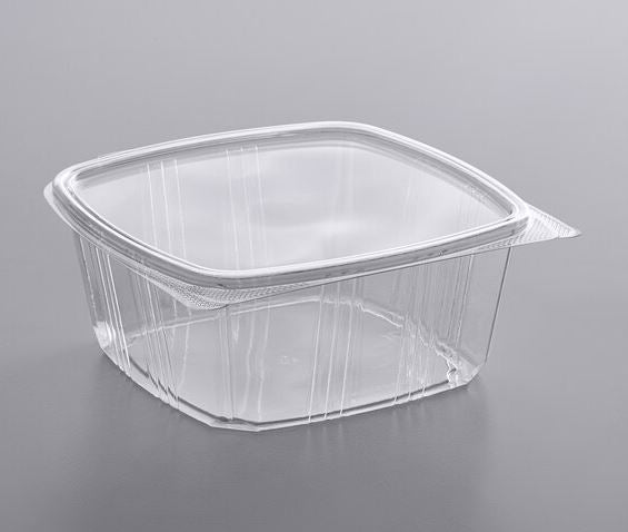 BY CASE - Clear PET Hinged Deli Container 200/Case