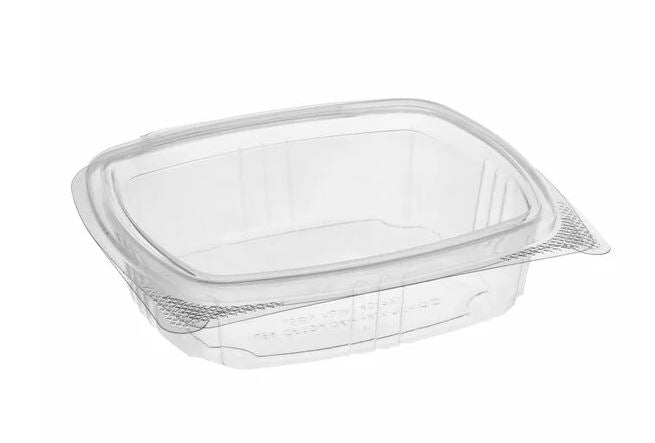 BY CASE - Clear PET Hinged Deli Container 200/Case