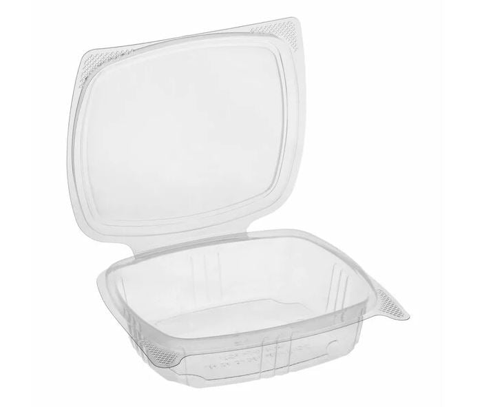 BY CASE - Clear PET Hinged Deli Container 200/Case