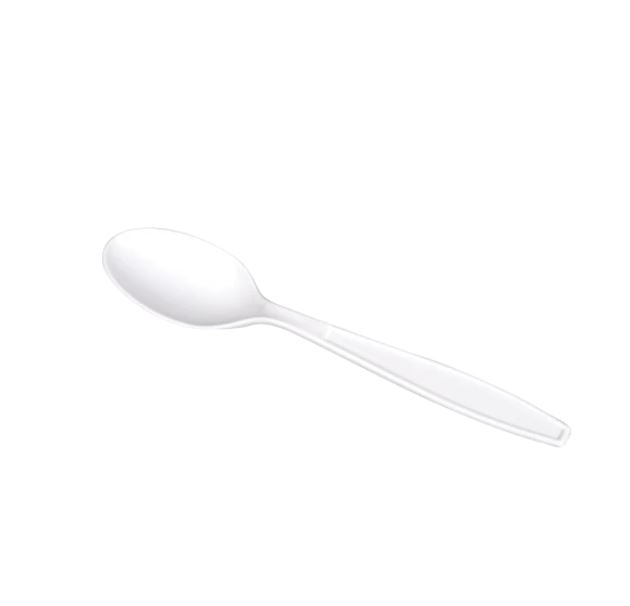 BY CASE - 1000 ct PP Plastic Heavy Duty Cutlery Fork Knife Teaspoon Soupspoon