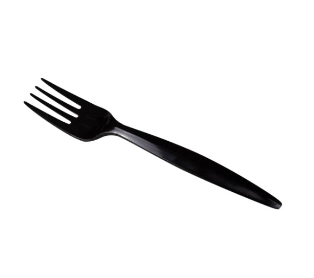 BY CASE - 1000 ct PP Plastic Medium Weight Cutlery Fork Knife Teaspoon Soupspoon