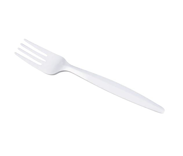 BY CASE - 1000 ct PP Plastic Medium Weight Cutlery Fork Knife Teaspoon Soupspoon