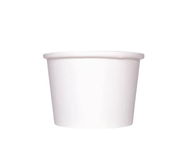 BY CASE - 1000 ct 4oz / 5oz / 6oz / 8oz / 12oz / 16oz Round Paper Food Containers