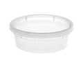 BY CASE - Heavy Duty Plastic Deli Container and Lid Combo Pack 240/Case