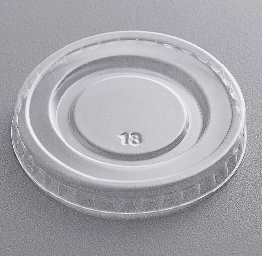 2 oz. Clear Plastic Souffle Cup/Lid Portion Cup/Lid